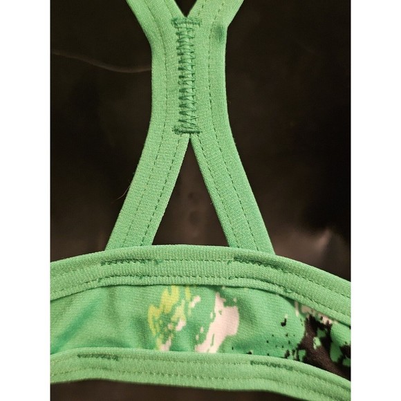 Speedo Endurance+ Womens Size 30 (4) Green Black One Piece Bathing Swimsuit - Picture 6 of 13
